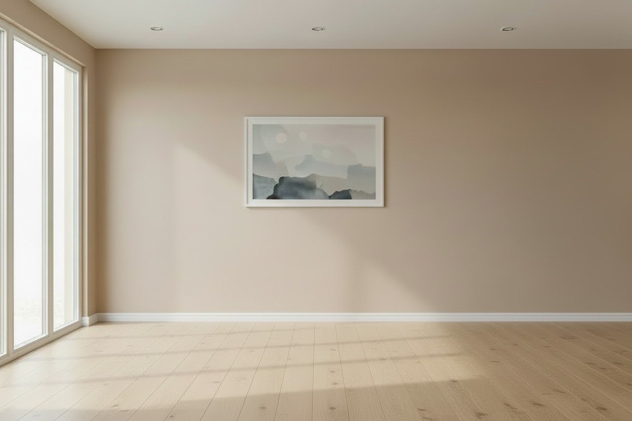 Living room without plants